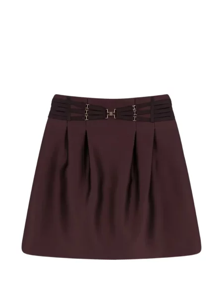 Fustă Elisabetta Franchi cu cataramă maro