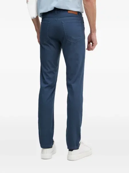 Pantaloni Trussardi cu autograf albastru
