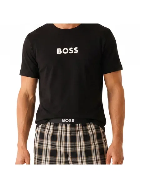 Pijamale Boss Black negru
