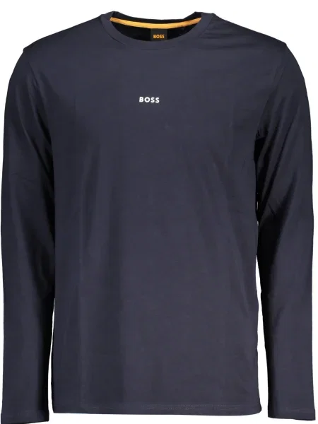 Tricou mânecă lungă Boss albastru