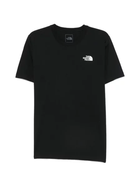 Scurt tricou The North Face cu imagine negru