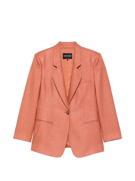 Sacou Giorgio Armani cu un singur rând de nasturi portocaliu