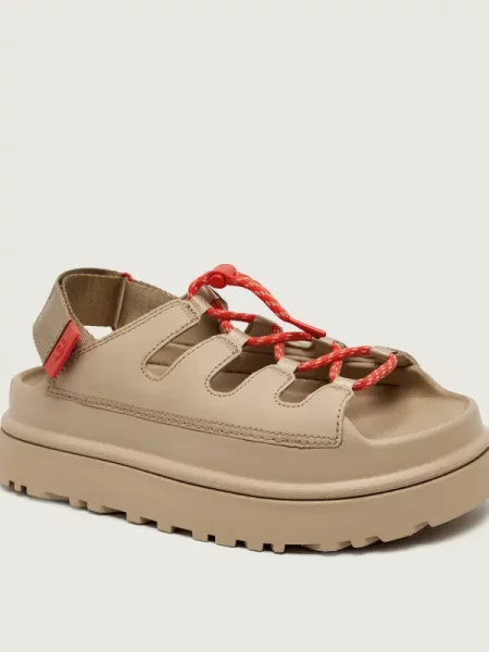 UGG sandale de piele W Goldenglow Toggle bej