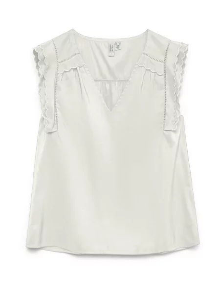 VERO MODA Bluză VMJENESIS' alb