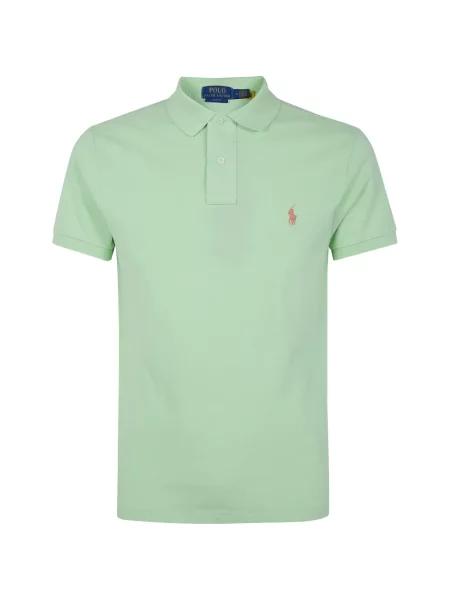Polo Polo Ralph Lauren scurt cu autograf cu dungi verde
