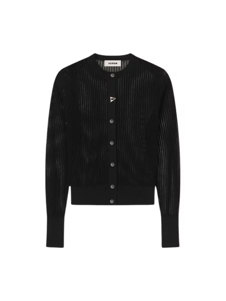 AERON kardigan CONSTANT lekki czarny