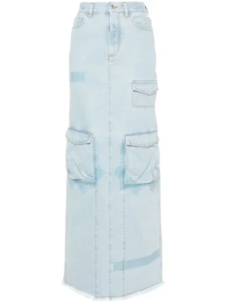 Spódnica jeansowa Gcds niebieska
