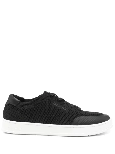 Sneakerși Calvin Klein cu imagine negru