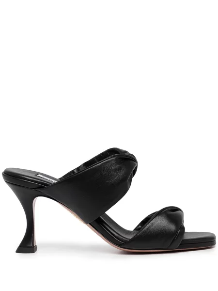 Sandale Aquazzura cu vârf deschis negru