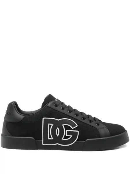 Sneakerși Dolce & Gabbana cu autograf negru