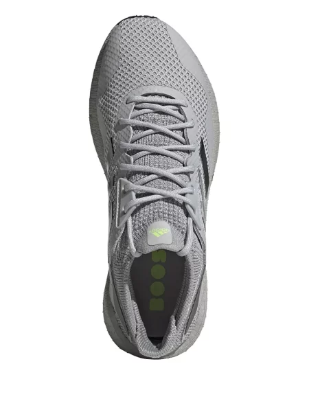 Top Adidas alergare cu decolteu în V alb