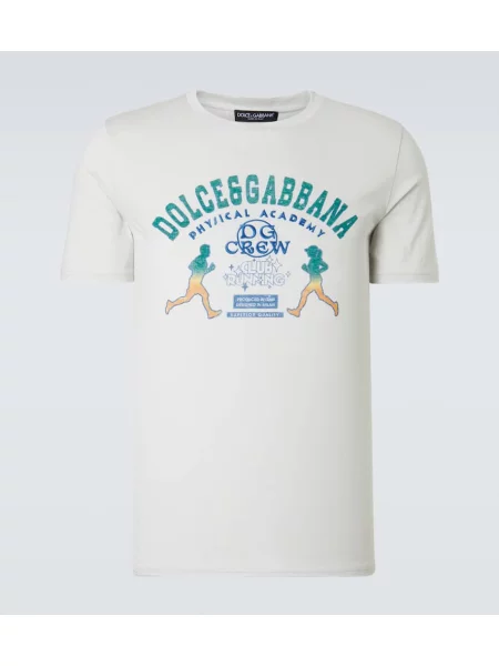 Jersey majica Dolce&gabbana s potiskom bela