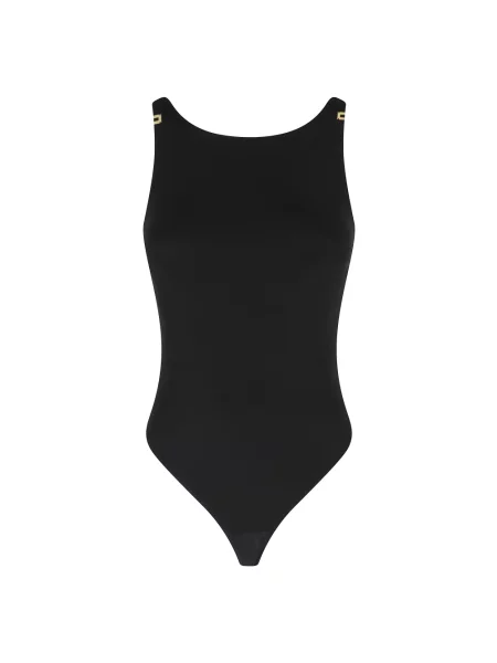 Koszulka Elisabetta Franchi z dżerseju czarna