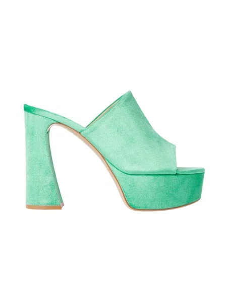 Klapki Gianvito Rossi zielone