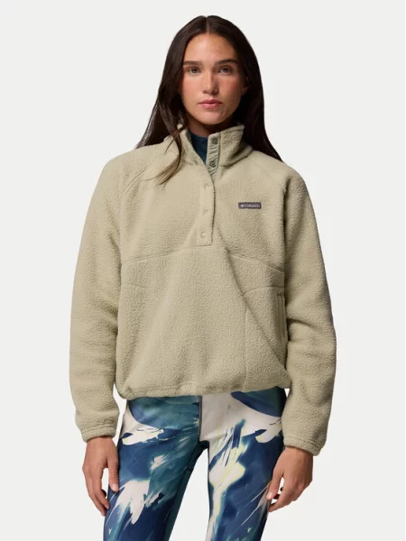 COLUMBIA Športen pulover Jasper Ridge pastelno zelena