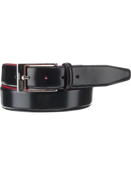 HUGO de piele BARNEY negru
