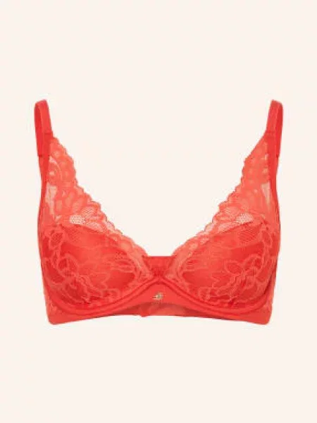 Boss Biustonosz Z Fiszbinami Blossom rot czerwony