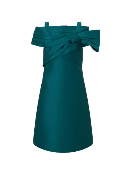 Rochie mini Alberta Ferretti cu funde albastru