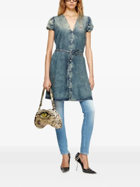 Mała mały sukienka mini Diesel garniturowa niebieska