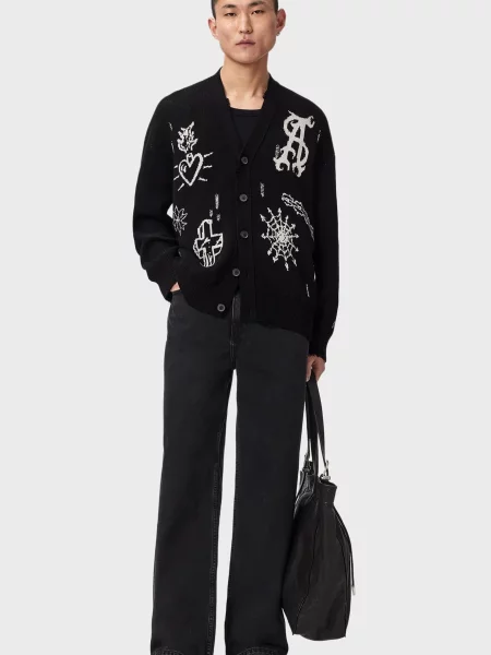 Кардиган Allsaints черный