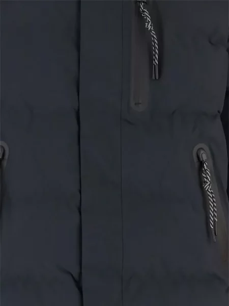 Palton Save The Duck cu glugă albastru