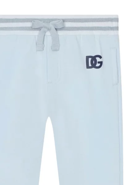 Spodnie dziecięce Dolce And Gabbana niebieskie