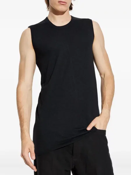 Vesta Rick Owens bez rukávů černá