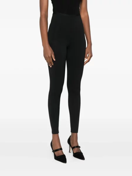 Legginsy Erika Cavallini prążkowane czarne