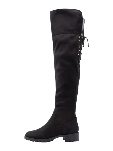 Anna Field Cizme peste genunchi negru