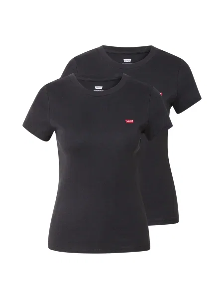 LEVI'S ® Tricou ESSENTIAL roșu / negru alb