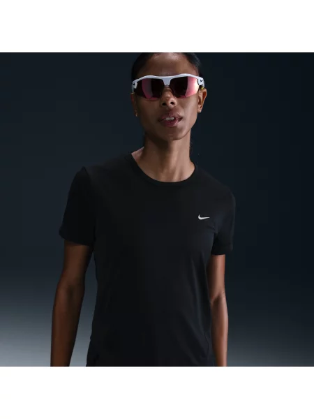 Koszulka z krótkim rękawem do biegania Dri-FIT Nike Tempo Czerń czarna