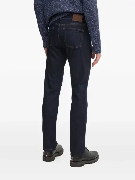 Blugi Hackett din piele albastru