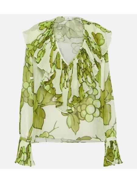 Top Etro cu imagine verde