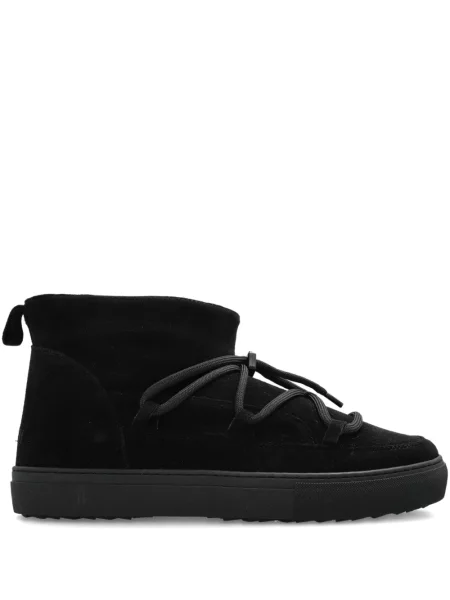 Botine Inuikii cu șireturi din dantelă clasici negru