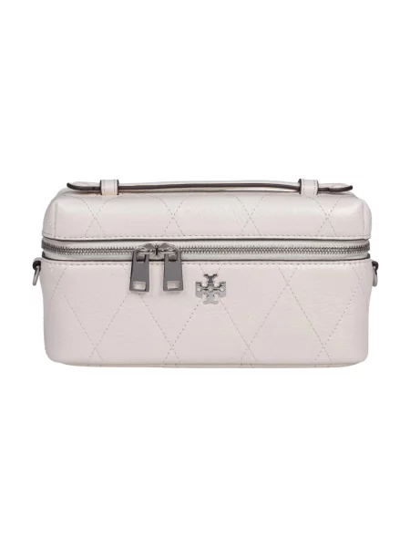 Torebka Tory Burch skórzana beżowa