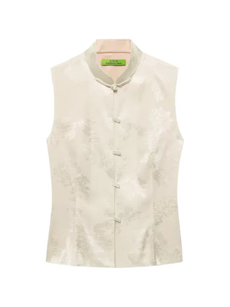 Top Shanghai Tang cu model floral din jacard
