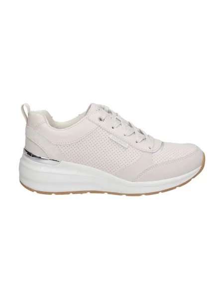 Pantofi Skechers cu buline bej