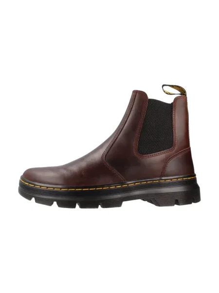 Sztyblety Dr. Martens skórzane brązowe