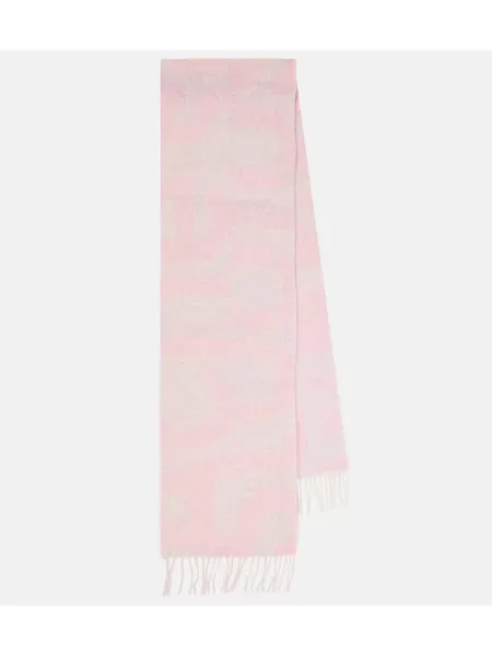 Fular Acne Studios de lână roz