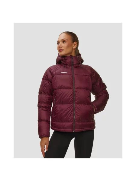 Kurtka puchowa Mammut Glacier Glow Insulation Hooded vin czerwona