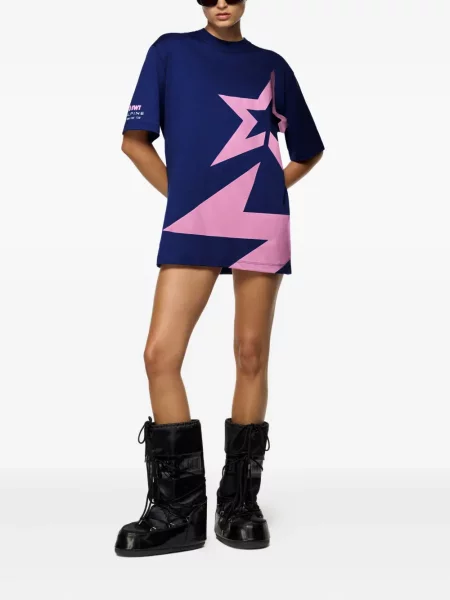 Tricou Perfect Moment cu imagine albastru