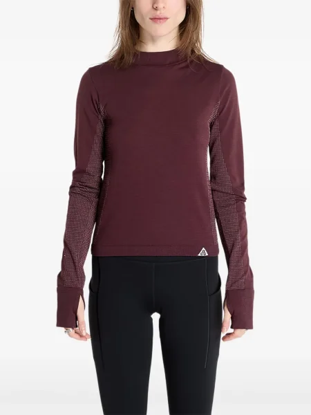 Top sport Nike din fleece plisat fără mâneci alb