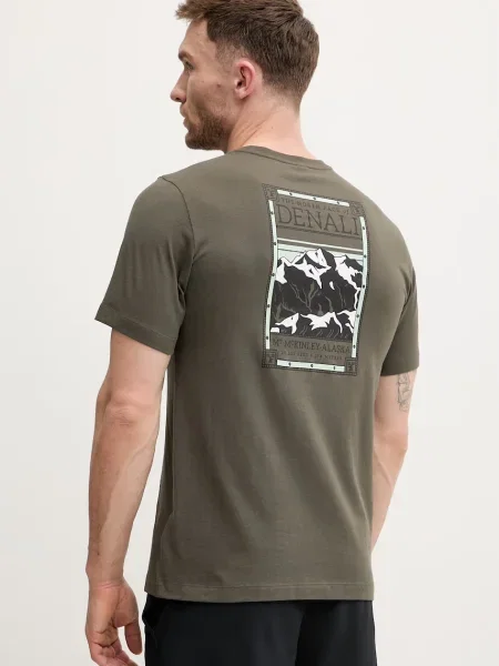 Tričko The North Face GRAPHIC zelené
