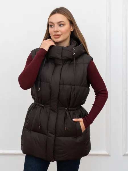 Жилет з утеплювачем UVENTUM коричневий