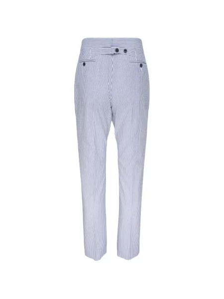 Pantaloni Thom Browne cu bretele alb