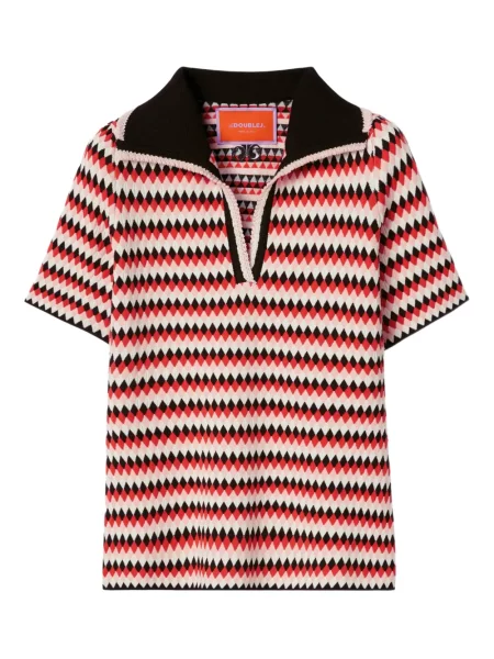 Haftowana koszulka La Doublej czarna