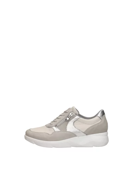 Sneakersy Waldläufer skórzane szare