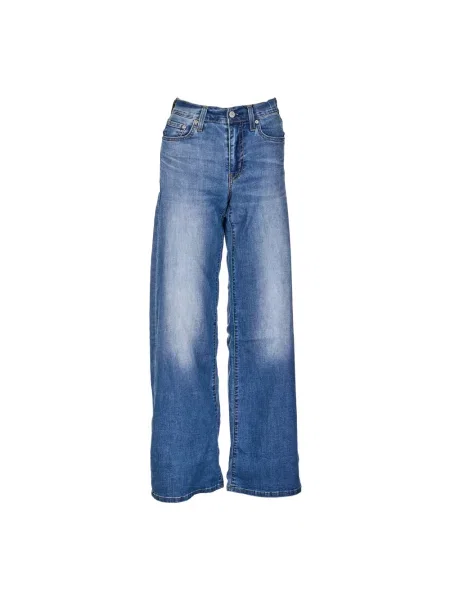 Szerokie jeansy Levi's niebieskie