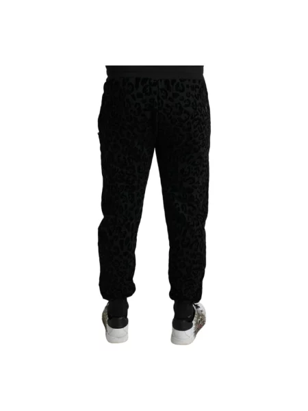 Spodnie Dolce And Gabbana biznesowe czarne