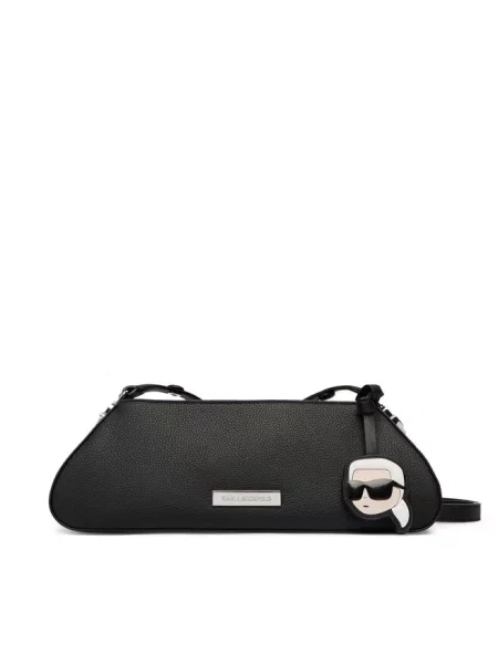 Karl Lagerfeld torebka crossbody z imitacji skóry IKON czarna